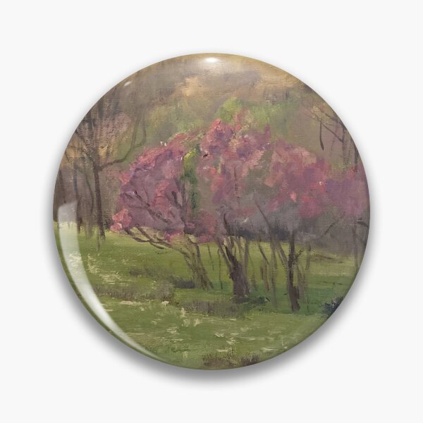 Item preview, Redbud Field Oil on Canvas designed and sold by GalleryDigitals.
