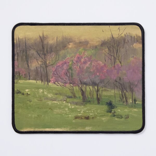 Item preview, Redbud Field Oil on Canvas designed and sold by GalleryDigitals.