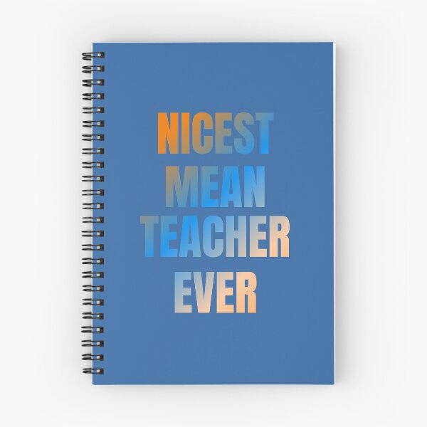 Item preview, nicest mean teacher ever designed and sold by artprintschabab.