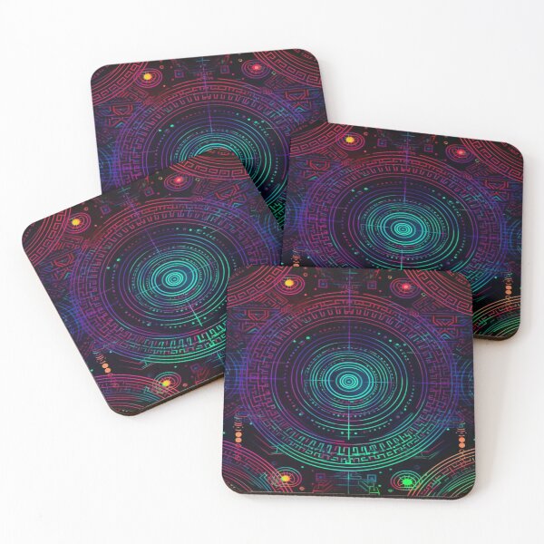 Item preview, Neon Mandalas: Vibrant Lights of Inner Peace designed and sold by artyfull.