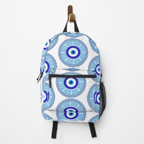 Item preview, Greek Key Evil Eye designed and sold by E7enaki.