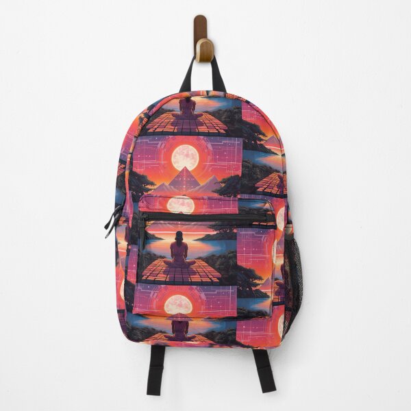 Item preview, Time-Traveling Zen: Embrace Retro Futuristic Meditation in Our Captivating Collection designed and sold by Klyngzo1916.