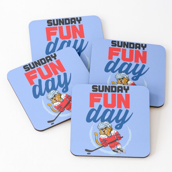 Item preview, Sunday fun day play hockey : cats ice hockey designed and sold by ImaginarStore.