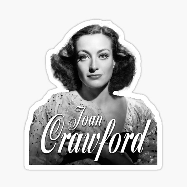 Joan Crawford Sticker