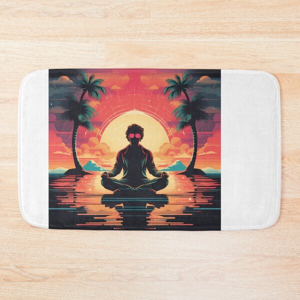 Item preview, Meditation Reimagined: Retro Futuristic T-Shirts for Enlightened Souls designed and sold by Klyngzo1916.