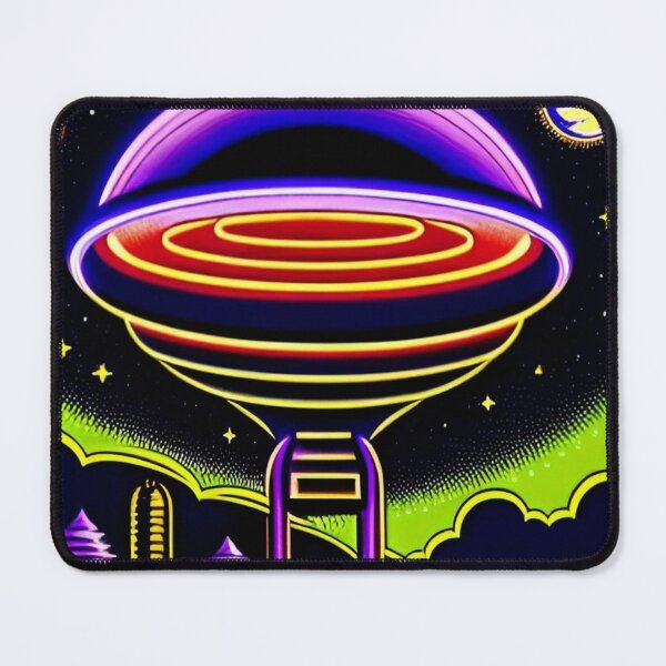 Item preview, Area 51 – Neon UFO 85 – Abstract Art | Grusch designed and sold by Benito Del Ray.