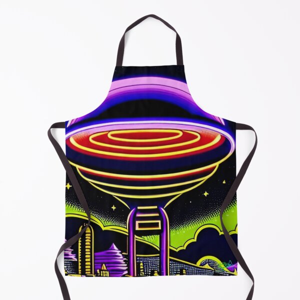 Item preview, Area 51 – Neon UFO 85 – Abstract Art | Grusch designed and sold by Benito Del Ray.