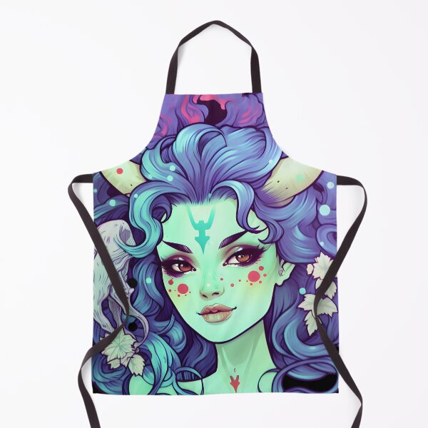 Item preview, Chica Maga Oscura con Cuernos y Hojas designed and sold by 20th-eclipse.