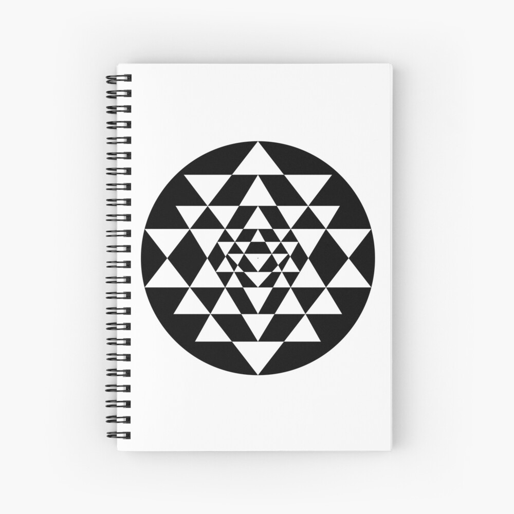 Sri Yantra - Solid BW | Postcard