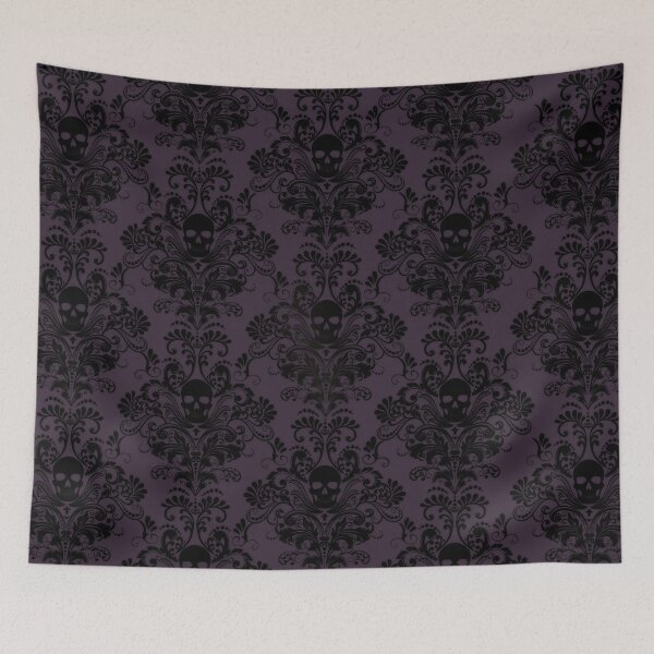 Item preview, Ghotic Seamless Pattern - Dark Purple designed and sold by Enami.