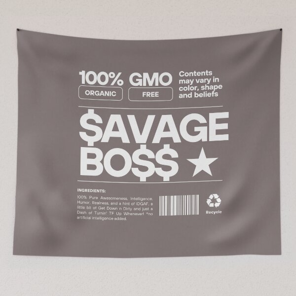 Item preview, Savage Boss T-Shirt n Hoodie Collection designed and sold by TopChoiceMerch.