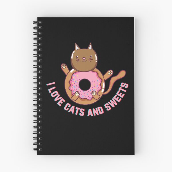 Aperçu de l'œuvre j'adore les chats et les sucreries créée et vendue par VentureGraphics.