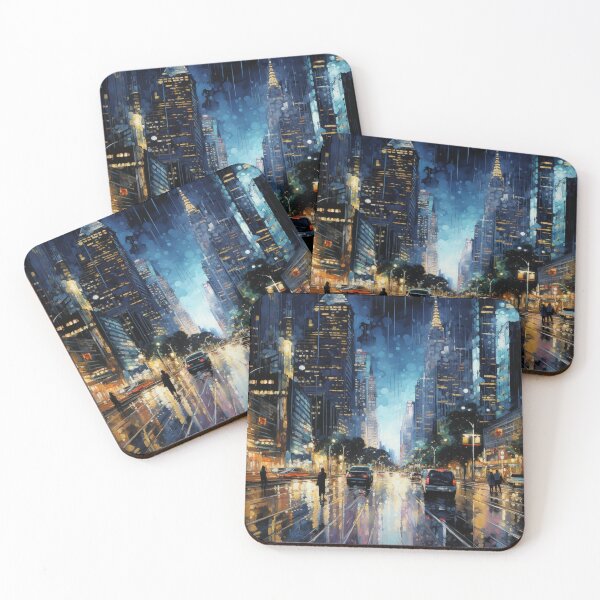 Item preview, Lights of a City at Night designed and sold by MyMerryMary.