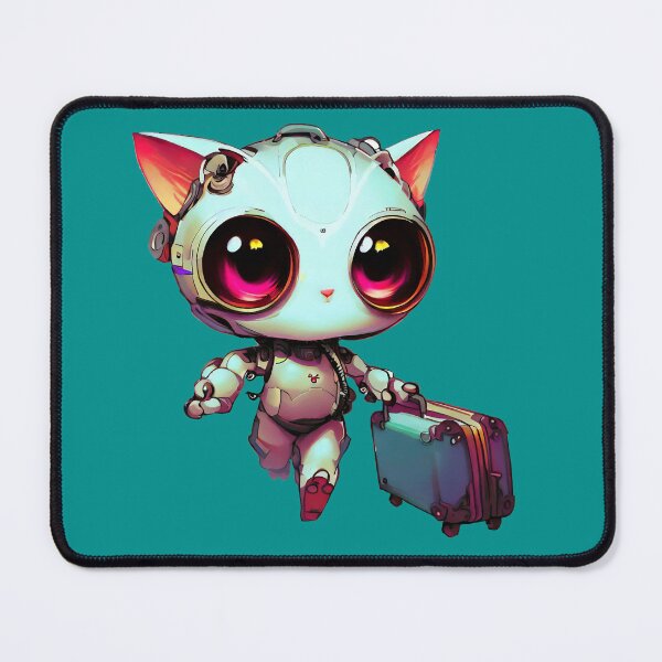 Item preview, Robo-Cat Going On Vacation! designed and sold by kukamatsu.