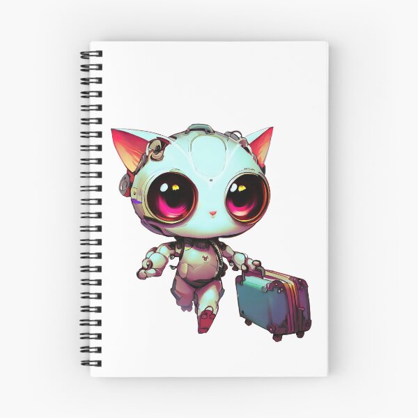 Item preview, Robo-Cat Going On Vacation! designed and sold by kukamatsu.