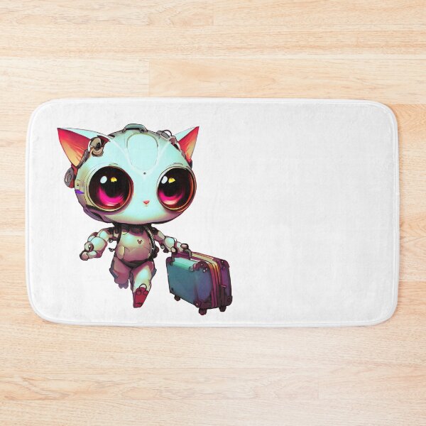 Item preview, Robo-Cat Going On Vacation! designed and sold by kukamatsu.