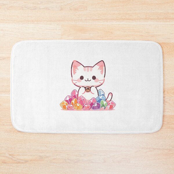 Item preview, Cute Cat In A Pile Of Gems designed and sold by SweetClicks123.