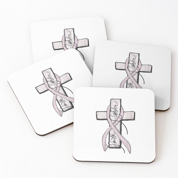Item preview, Faith Fighter Breast Cancer designed and sold by HeavenOnEarth.