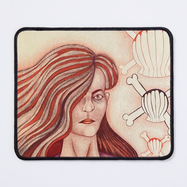 Item preview, Red Mermaid designed and sold by ArtbyEhrlich.