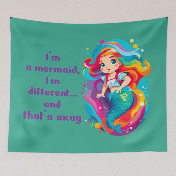 Item preview, I am a different mermaid designed and sold by IcalsaidArt.