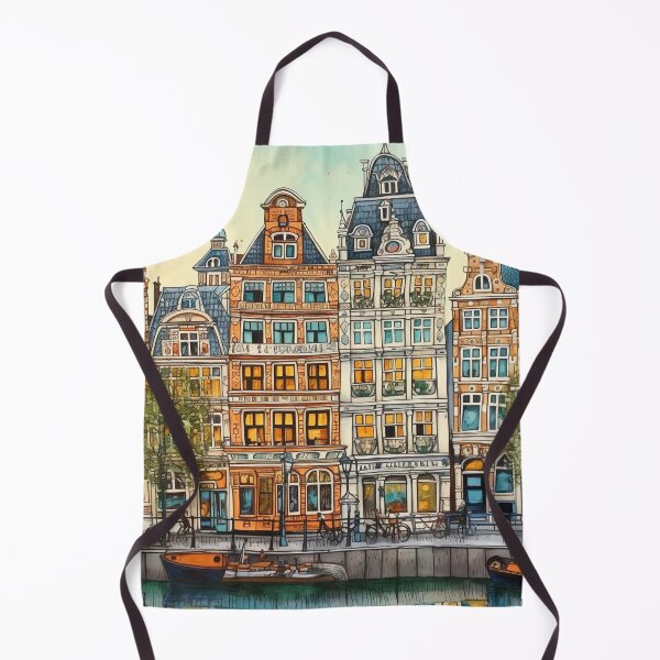 Item preview, Amsterdam city drawing designed and sold by ComicsFactory.