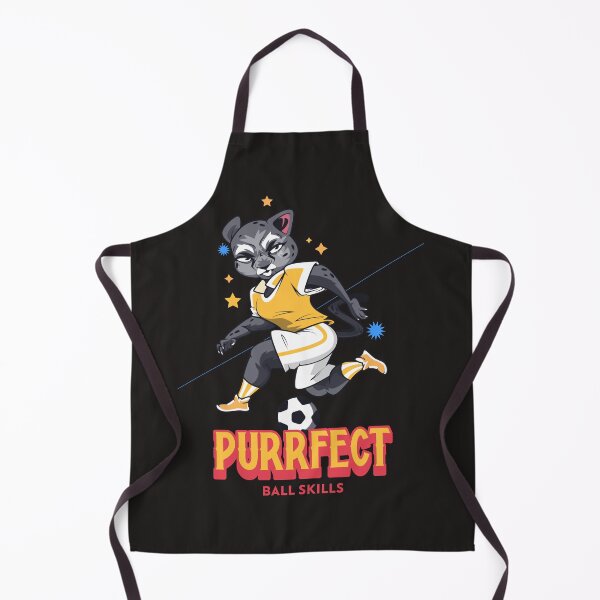 Item preview, Purrfect Ball Skills - Cute Cat Footballer World Cup Lioness designed and sold by lildoodleshirts.