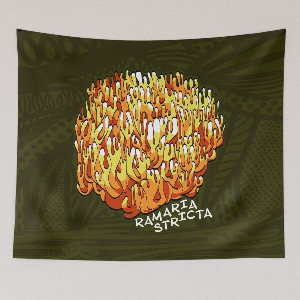 Item preview, Ramaria stricta (Upright Coral Fungus) designed and sold by Lindsey McDonald.