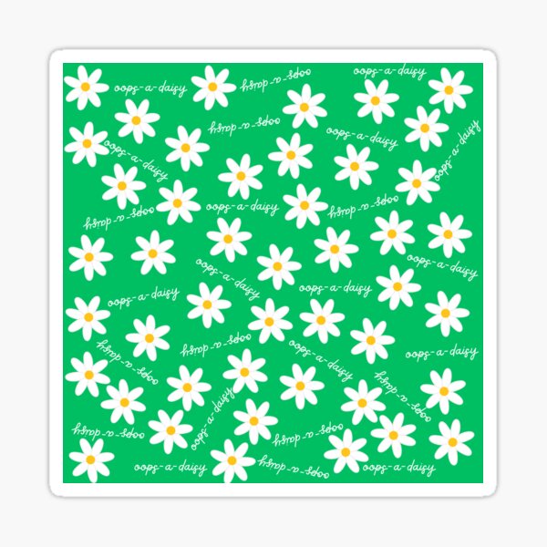 Vista previa del artículo con la obra «Patrón Ups-A-Daisy», diseñado y vendido por SqueakyPickles.