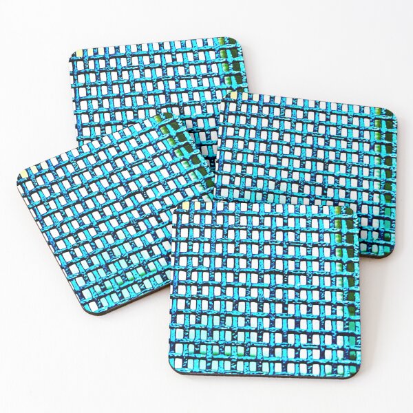 Item preview, Aqua Colored Screen Pattern designed and sold by CJRPics.