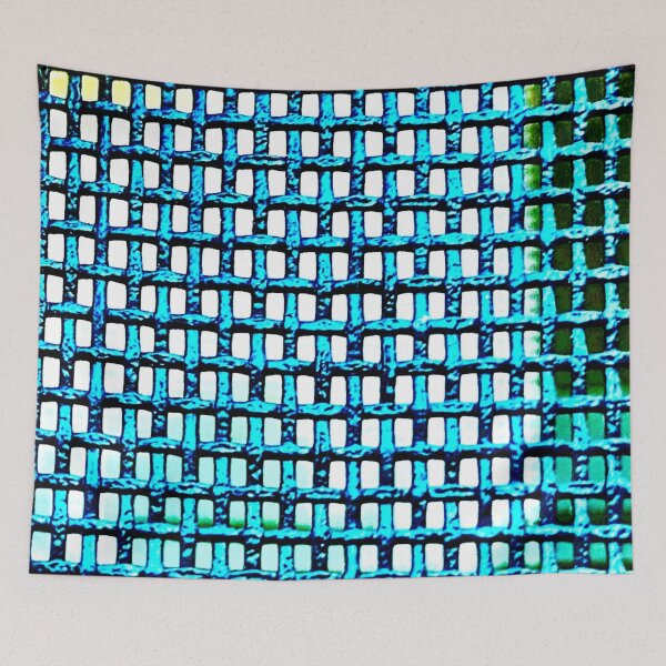 Item preview, Aqua Colored Screen Pattern designed and sold by CJRPics.