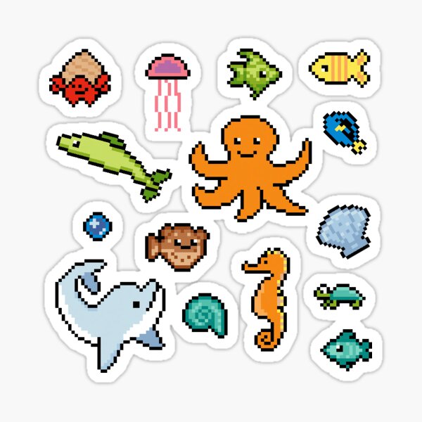 Googly Eye Sea Creature Fish Stickers – Stick by Me Stickers