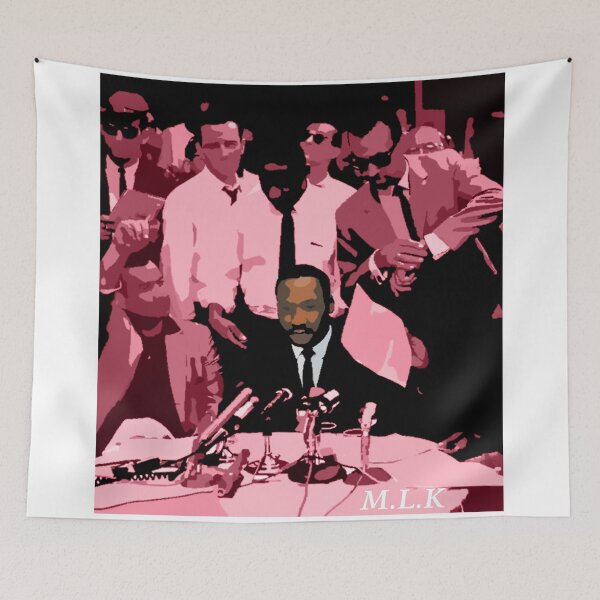Item preview, Martin Luther King - Press Conference II (Red) designed and sold by Ott-est Shirts.