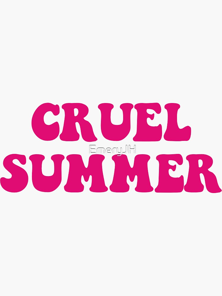 One Stop Stickers, Other, Taylor Swift Cruel Summer Lyrics Sticker