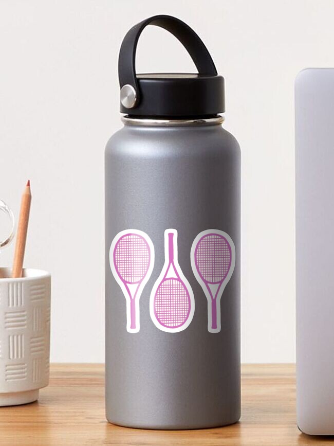 Tennis Themed Personalized Preppy Water Bottle Labels Digital File