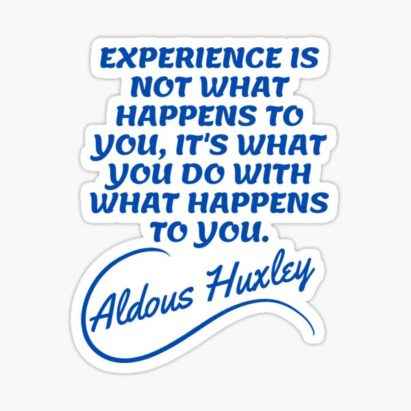 Item preview, Aldous Huxley Quotes - Experience designed and sold by Writer Quotes.