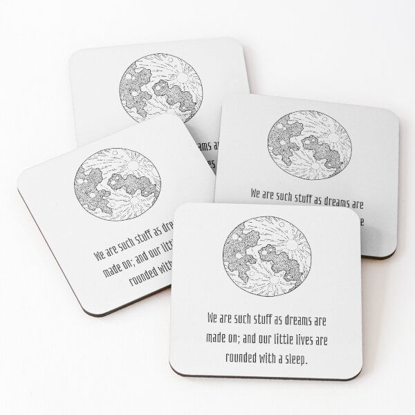 Item preview, The Tempest William Shakespeare Quote, Bookworm, Theatre Gift designed and sold by violet-hope.