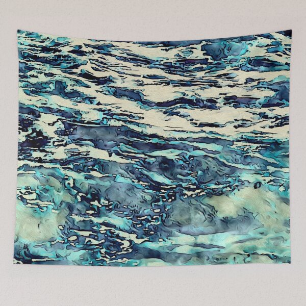 Item preview, Stormy sea designed and sold by Susan Gallup.