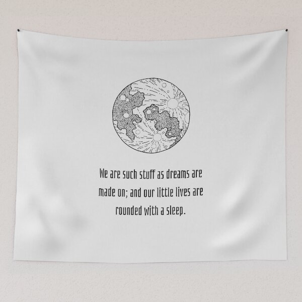 Item preview, The Tempest William Shakespeare Quote, Bookworm, Theatre Gift designed and sold by violet-hope.
