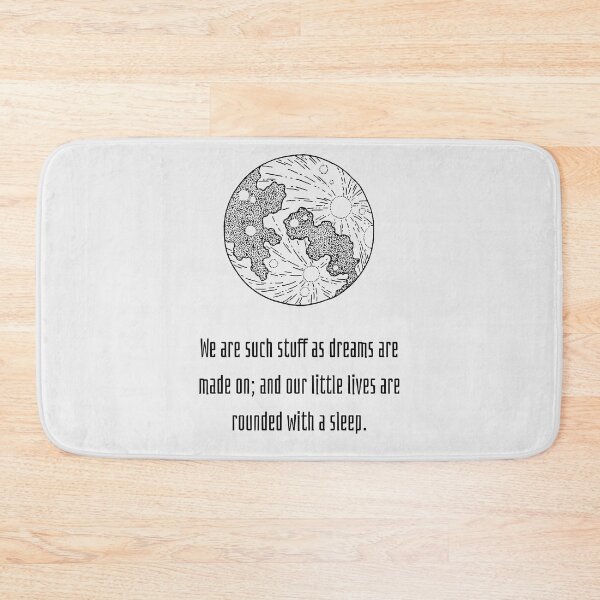 Item preview, The Tempest William Shakespeare Quote, Bookworm, Theatre Gift designed and sold by violet-hope.