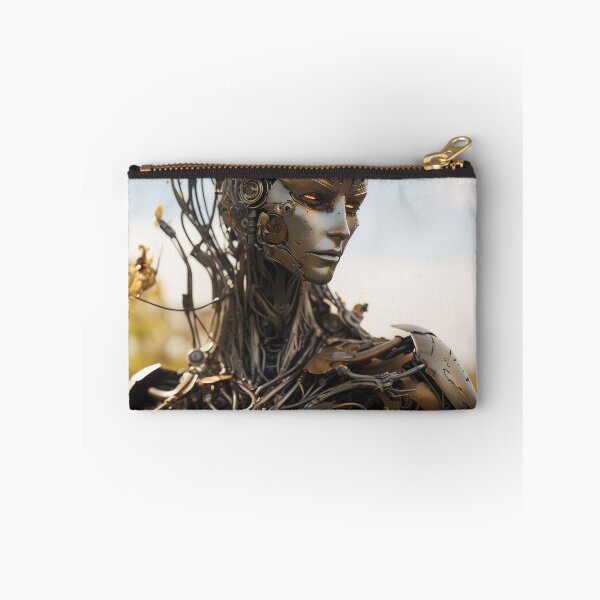 Item preview, Twisted Metal and Nature Android Female Warrior Empowerment designed and sold by BrandonArtWorld.