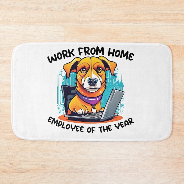 Item preview, Work From Home Employee of The Year dog Style designed and sold by Studio-Pixel.
