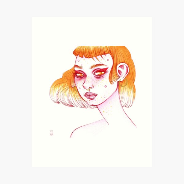 SKIN FLARE, DON'T CARE! Art Print