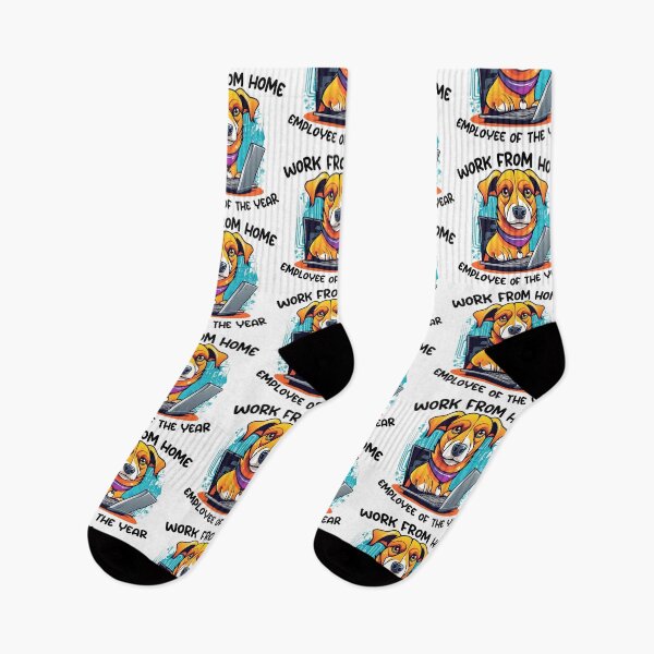 Item preview, Work From Home Employee of The Year dog Style designed and sold by Studio-Pixel.