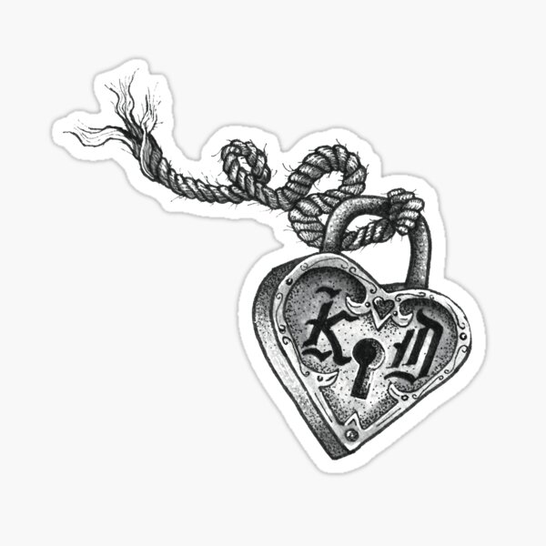 Heart Lock Tattoo Merch & Gifts for Sale | Redbubble