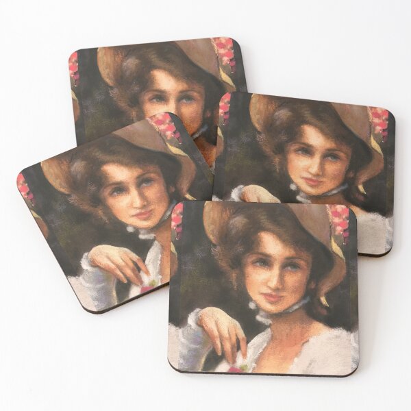 Item preview, Victorian Lady in Waiting, Vintage Portrait designed and sold by Artdesrapides.