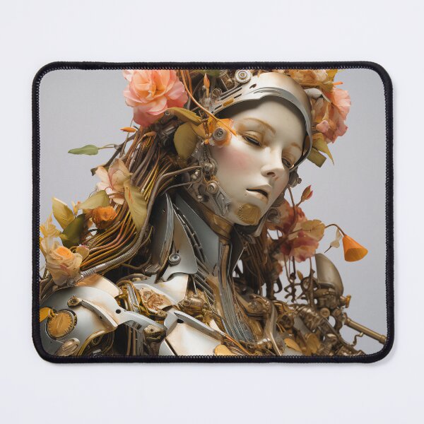 Item preview, Twisted Metal and Nature Android Female Warrior Empowerment designed and sold by BrandonArtWorld.