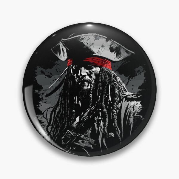 Item preview, Pirate Captain Comic Book Style designed and sold by blackdogshop.
