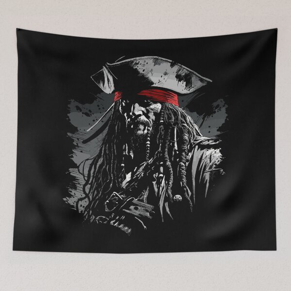 Item preview, Pirate Captain Comic Book Style designed and sold by blackdogshop.