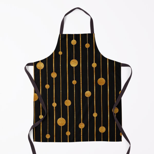 Item preview, Gold Mid Century Modern (aka MCM) Ball Streamers designed and sold by Elsy's Art.