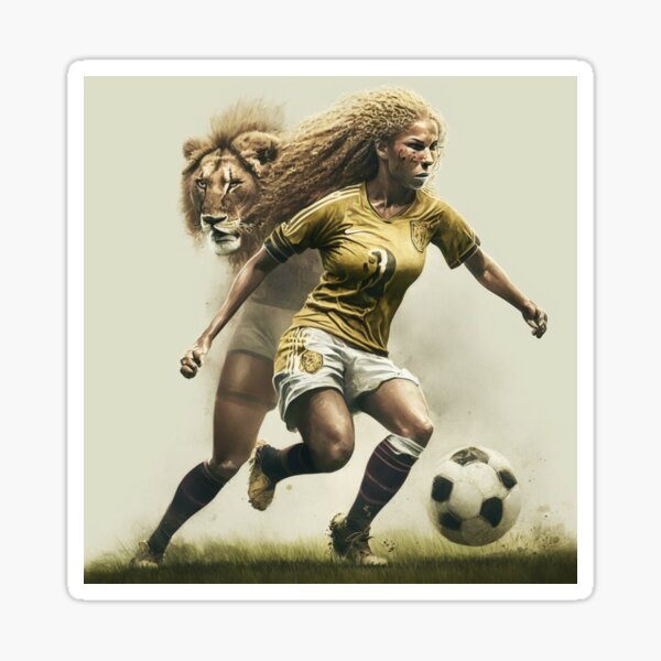 Item preview, Lioness Footballer | World Cup Womens Girl Power Soccer designed and sold by lildoodleshirts.